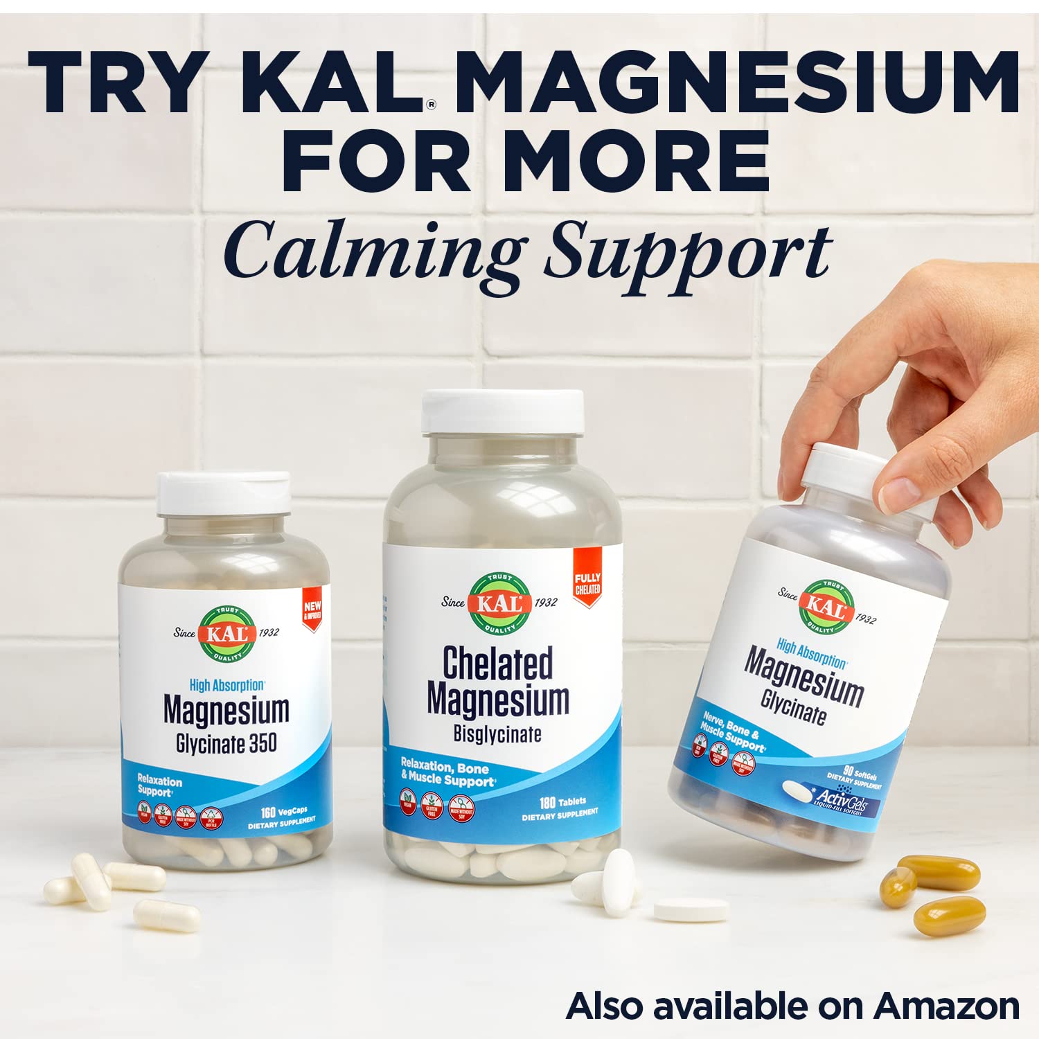 KAL Glucosamine Chondroitin MSM D-3 – Joint Support Supplement (120 Tablets)