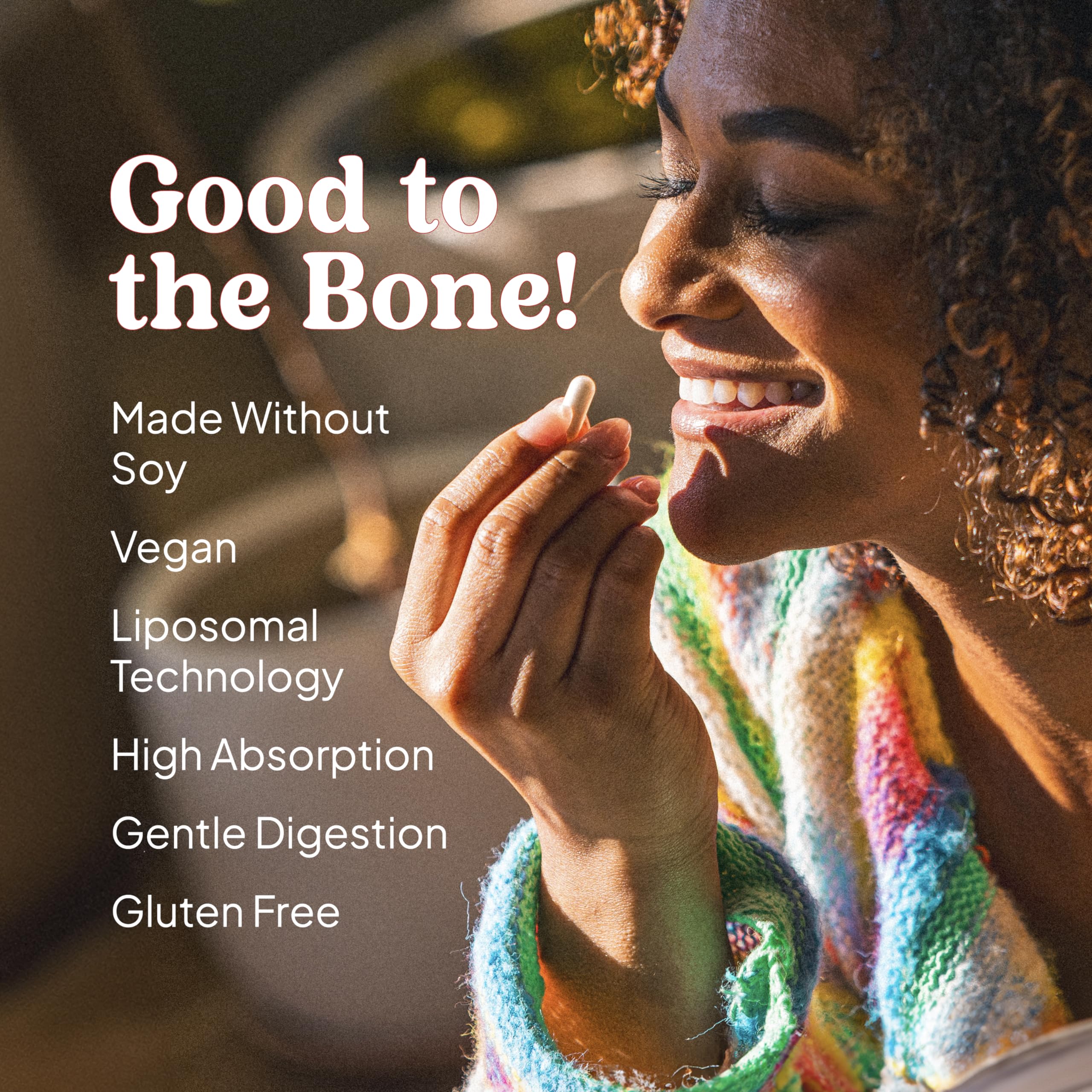 KAL Liposomal Calcium 500 mg – High-Absorption Calcium Supplement | Vegan, Gluten Free, No Soy
