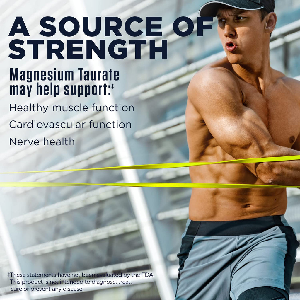 KAL Magnesium Taurate 400mg + Vitamin B6 | Vegan & Gluten Free