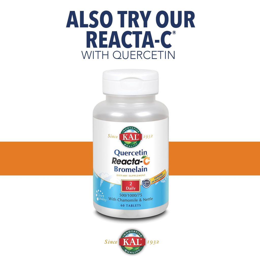 KAL Reacta-C with Bioflavonoids Tablets - 60 Count