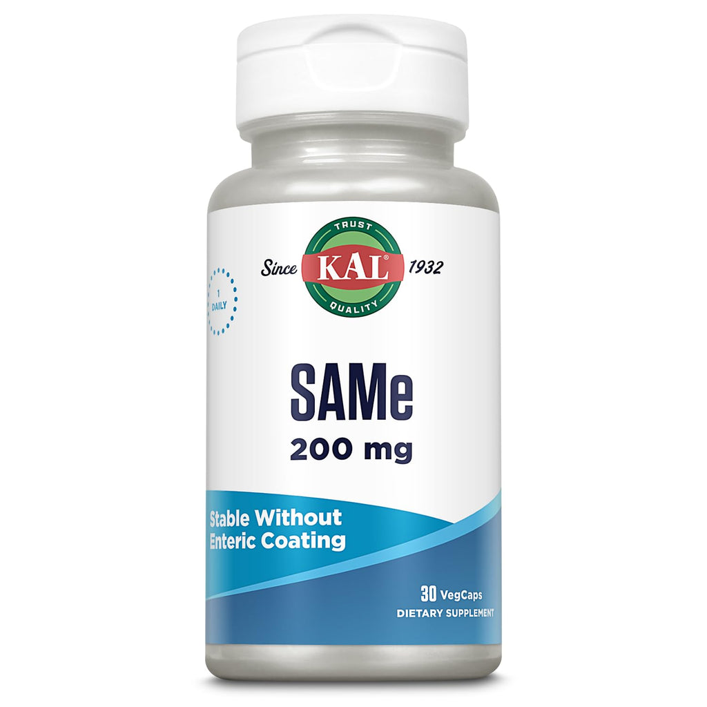 KAL SAMe 200 mg – Mood & Nervous System Support, Vegetarian Capsules