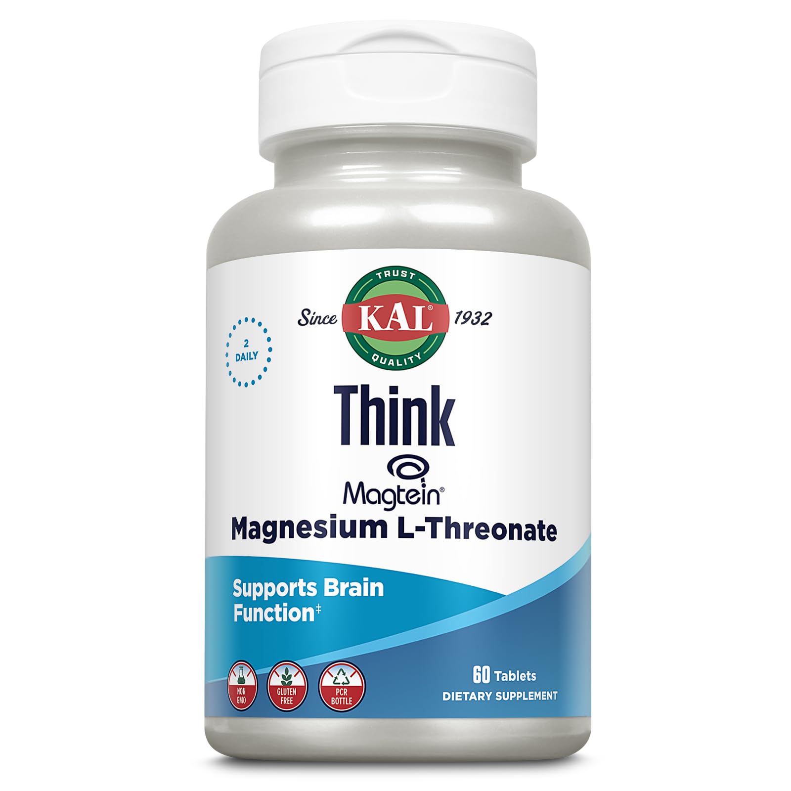 KAL Think Magnesium L-Threonate 2000 mg | Brain Health, Learning & Memory