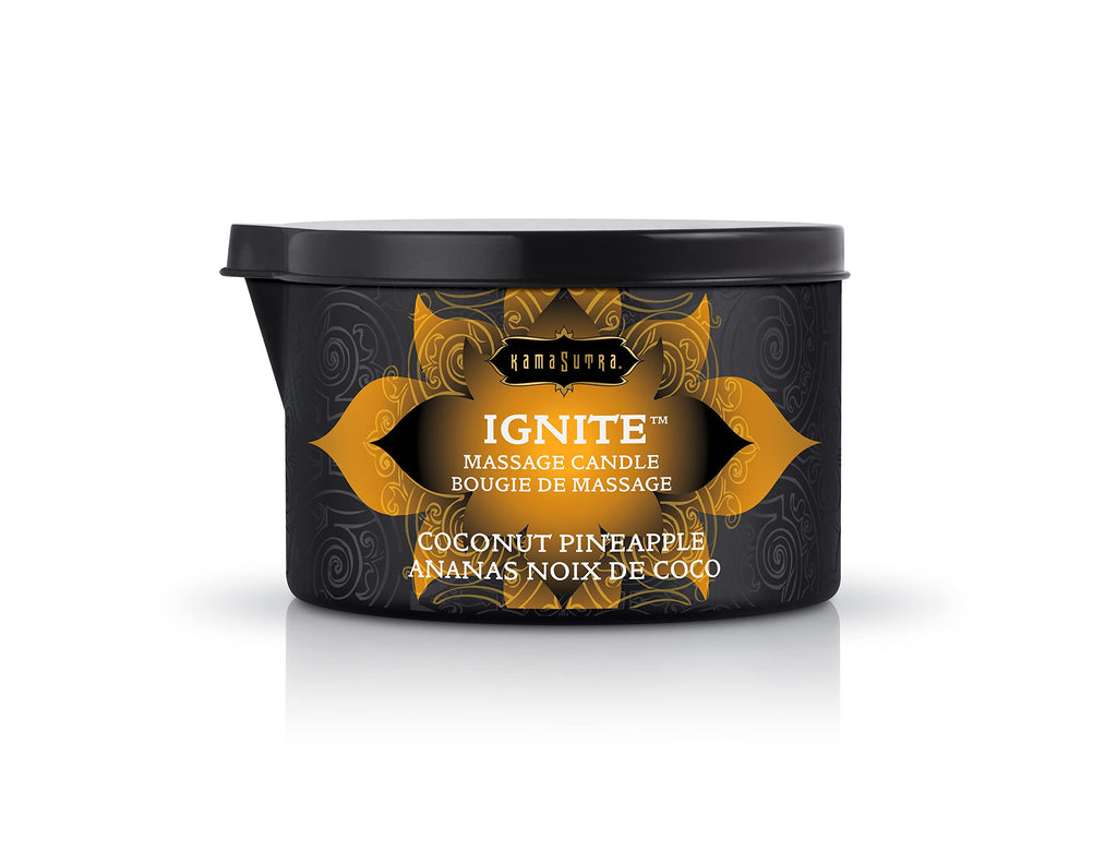 Kama Sutra Massage Candle Lubricant – Coconut Pineapple (6 oz)