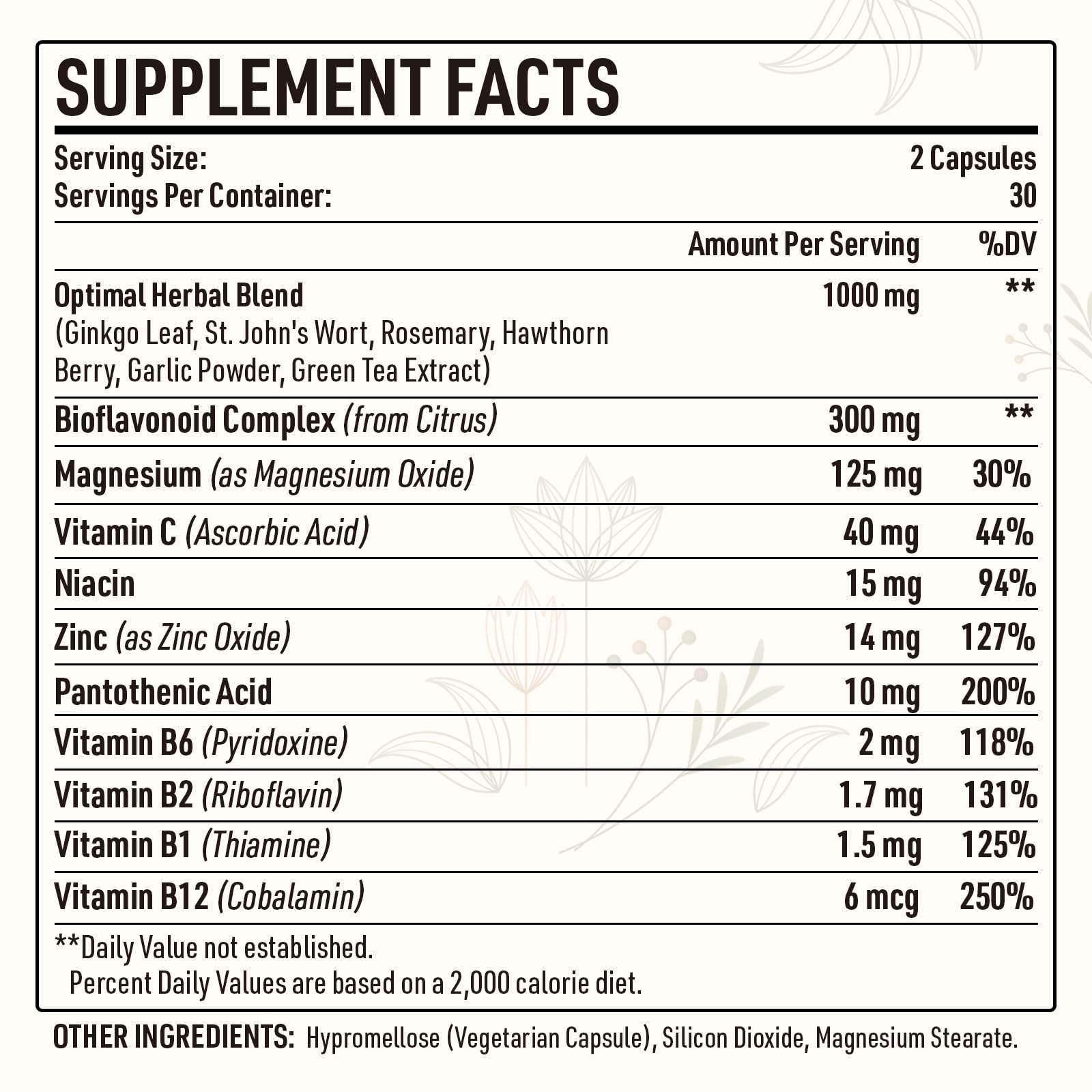 Kanacoufce 1500MG Tinnitus – Ringing Ears Supplement, 120 Capsules