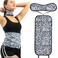 KANAV 2 Pack Castor Oil Pack Wraps for Waist & Neck | Reusable Organic Cotton Flannel (Oil Not Included)
