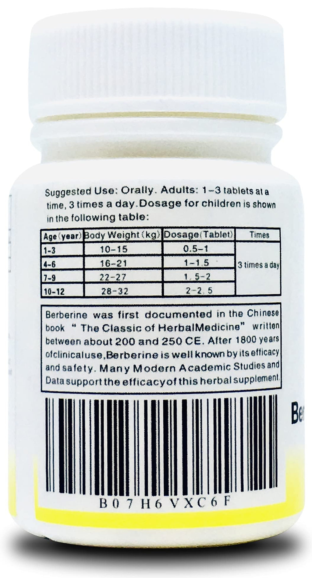 Kangyacare Berberine Herbal Pills - Berberine Extract - Gut & Heart Health - 100 Ct