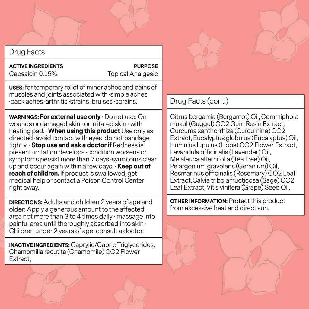 Kanjo Natural Pain Relief Oil | Warmth for Back, Neck & Joints