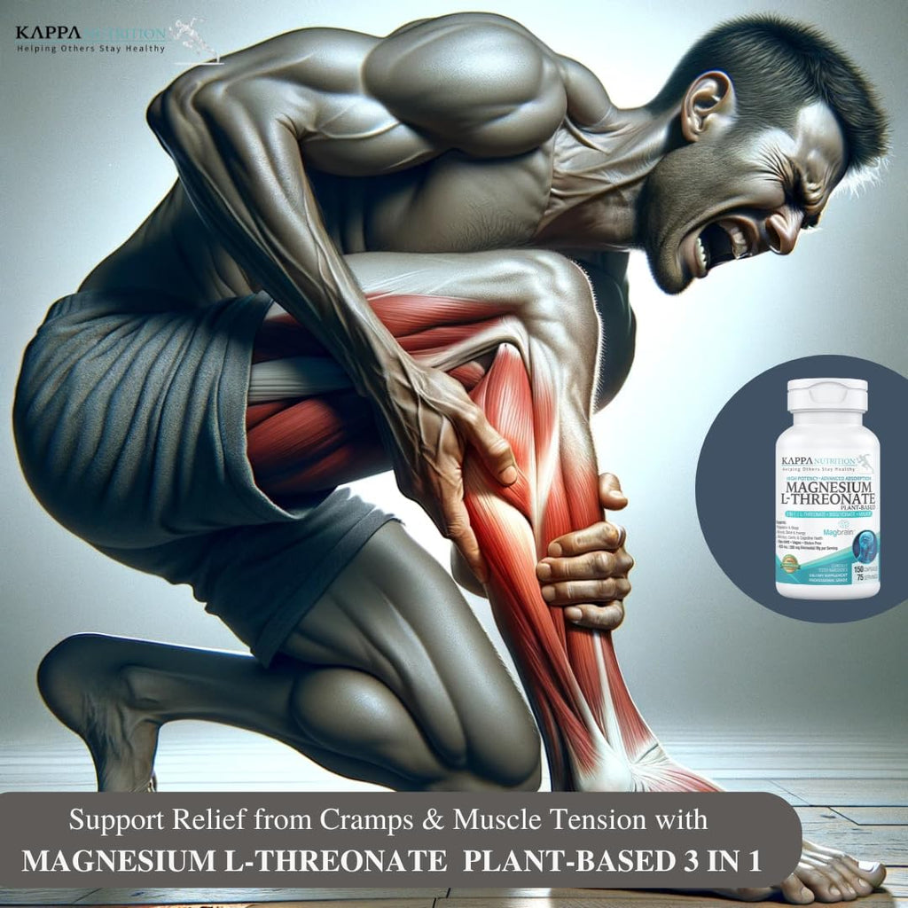 Kappa Nutrition Magbrain Magnesium L-Threonate – 420 mg Elemental Magnesium, 150 Vegan Capsules
