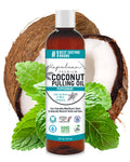 Kapuluan Coconut Oil Pulling for Teeth and Gums – Pure Peppermint Mouthwash, 100% Natural, Non-GMO, Ayurvedic