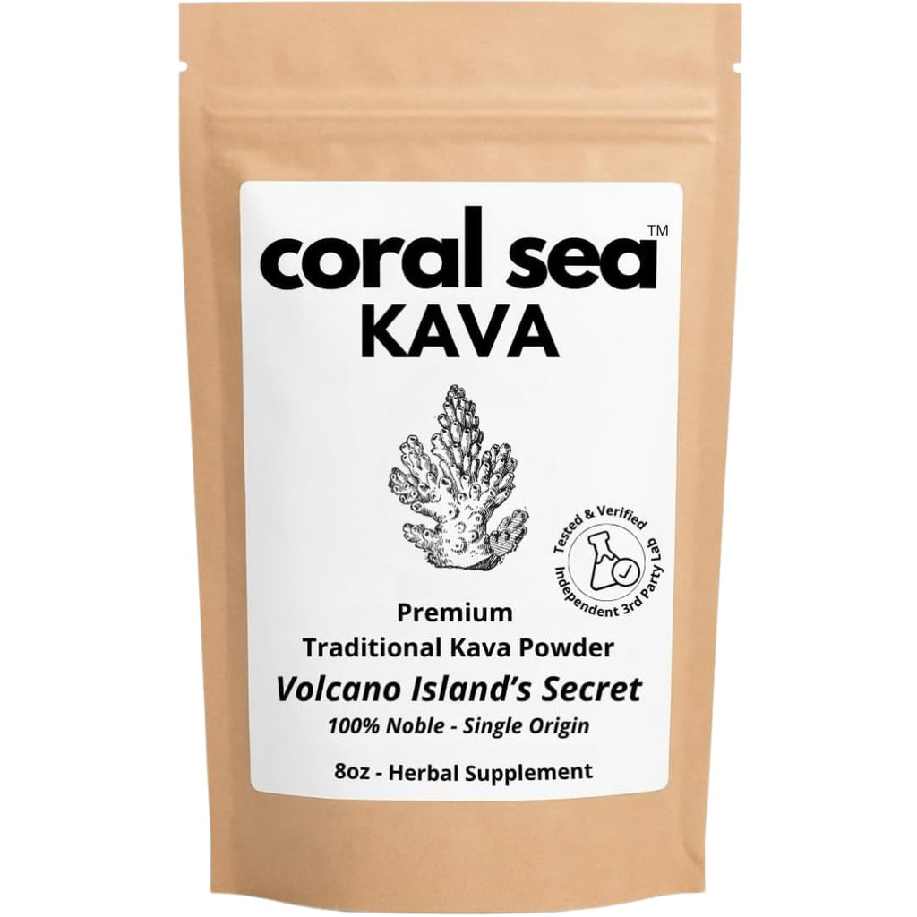 Kava Powder Noble Kava Root – Vanuatu 8oz | Calming, Ceremonial Pacific Tradition