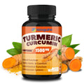 Kavguine Turmeric Curcumin 1650mg – Organic Turmeric Capsules with BioPerine (60 Caps)