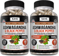 Kaya Naturals Ashwagandha 1300mg – Stress & Adrenal Support (Pack of 2, 240 Capsules)