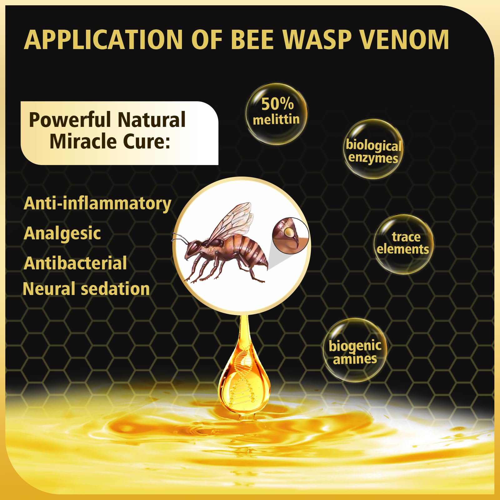 KeLeek Bee Wasp Venom Toothpaste - Bleeding Gums, Gingivitis & Sensitive Teeth | 3.7 OZ