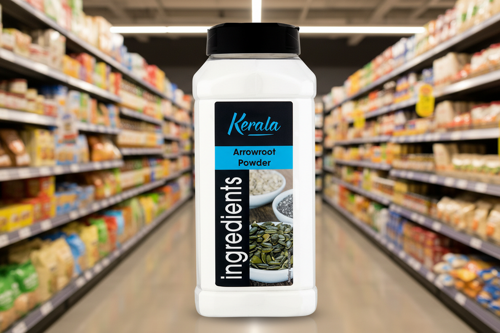 4 x Kerala Arrowroot Powder 510G