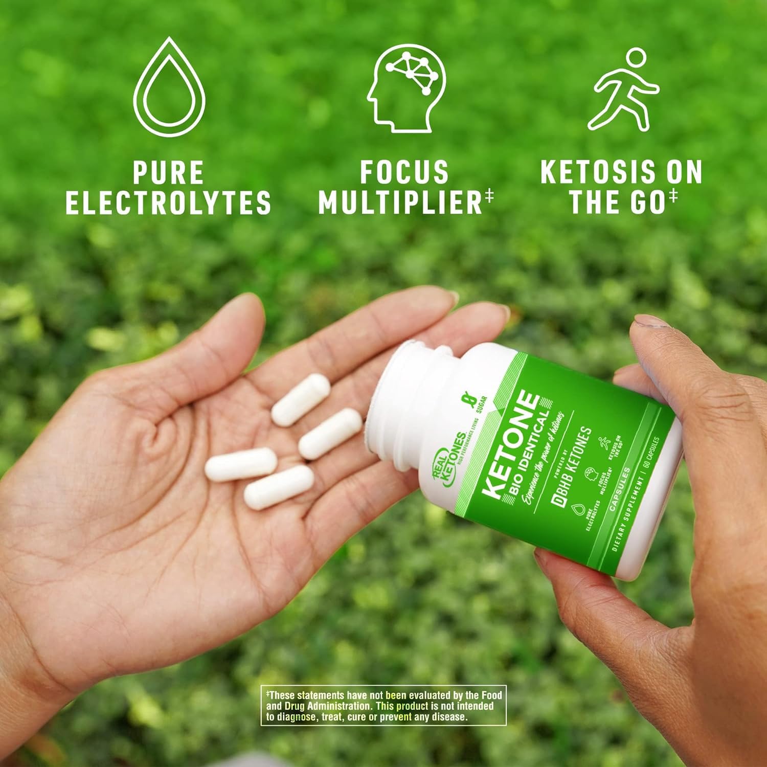 Keto BHB Salts Capsules with goBHB Electrolytes – Exogenous Ketones for Rapid Ketosis & Focus
