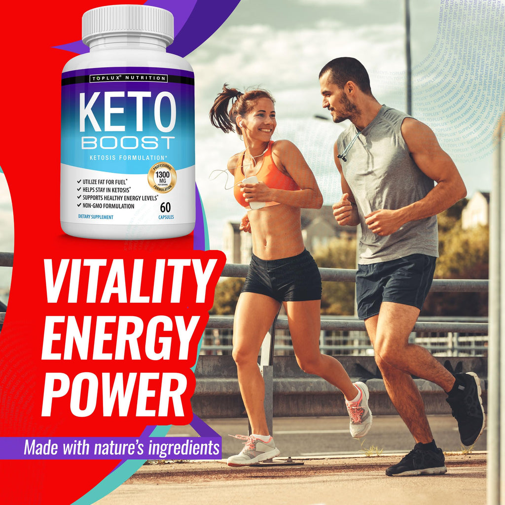 Keto Boost Diet Pills Ketosis Supplement - Natural Exogenous Ketone Formula for Energy & Focus (Advanced Ketones for Ketogenic Diet) - Men & Women