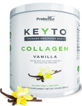 Keto Collagen Protein Powder with MCT Oil – Grass-Fed, Pasture-Raised, Hydrolyzed Collagen – Vanilla | KEYTO