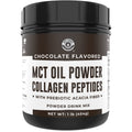 Left Coast Performance MCT Oil Powder with Acacia Fiber & Collagen Peptides – Sugar-Free Keto Chocolate Creamer, 16 oz