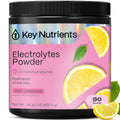 KEY NUTRIENTS Pink Lemonade Electrolyte Powder – No Sugar, 90 Servings, Hydration & Endurance, Made in USA
