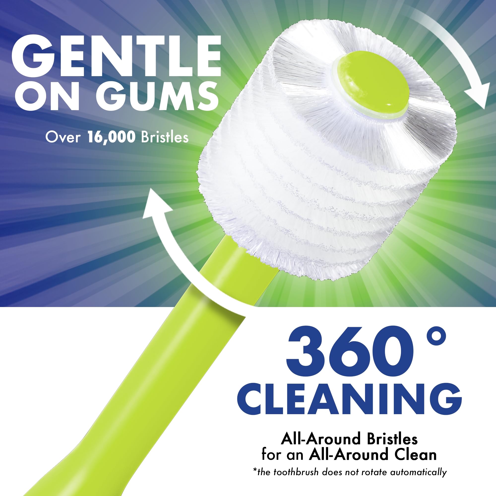 Brilliant Oral Care Child Toothbrush – Soft Bristles, Round Head | Ages 2-5 | Lime