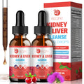 Kidney & Liver Cleanse Detox & Repair Drops – 2 Pack (60ml Each) | Cranberry & Milk Thistle