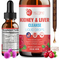 Kidney & Liver Cleanse Detox & Repair Drops – Cranberry, Milk Thistle & Artichoke (60ml) | Natural Herbal Supplement