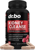 Kidney Cleanse Detox Support Supplement – Cranberry, Juniper Berries, Buchu & Uva Ursi for Kidney & Urinary Tract Health
