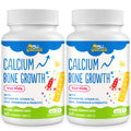 ChiQwench 500 mg Calcium + D3 & K2 with Zinc, Magnesium & Prebiotics – Orange Chewables for Kids’ Bone Health, Gluten Free, 120 Tabs
