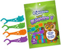 Kids’ Grape-Flavored Dental Flossers – Colorful Animal Shapes, Easy-Grip, Fluoride-Coated (Pack of 3 x 75)