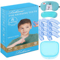 Kids Mouth Guard Blue for Grinding Teeth – 8 Pack Moldable Night Guards with Case & Gel Ice Pack