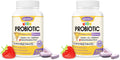 Kids Probiotic Chewables with 5 Billion CFUs | Immune Support & Digestive Health | 75 Servings per Bottle (Pack of 2)