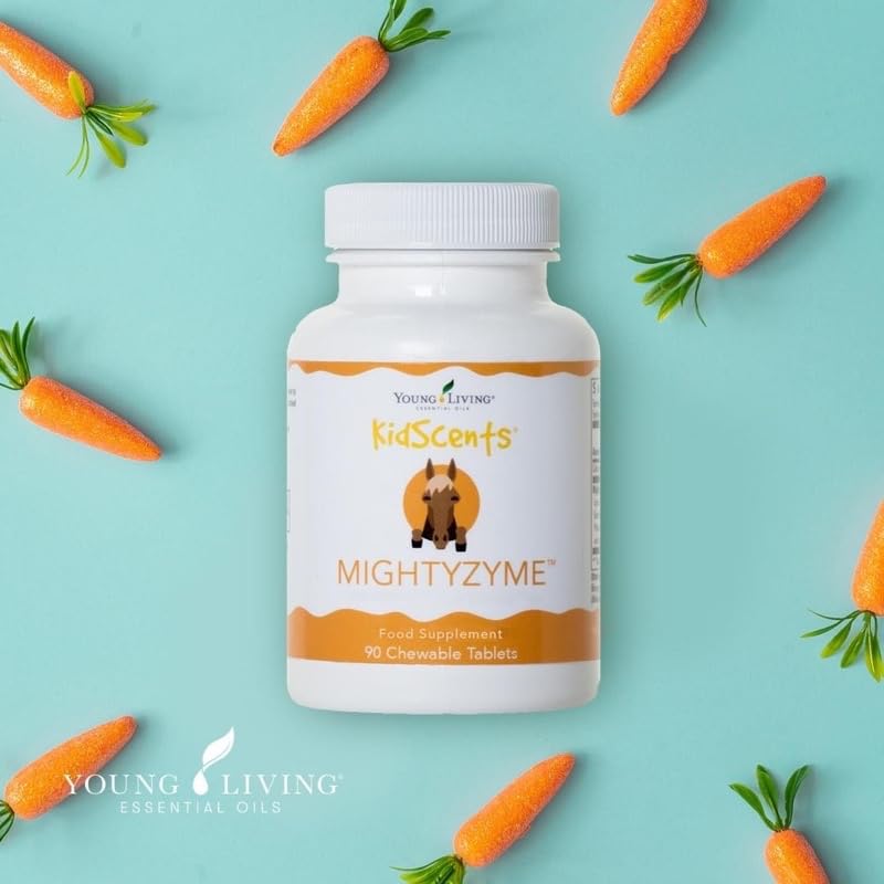 KidScents MightyZyme Chewable Tablets 90 ct | Children's Digestive Enzyme Supplement