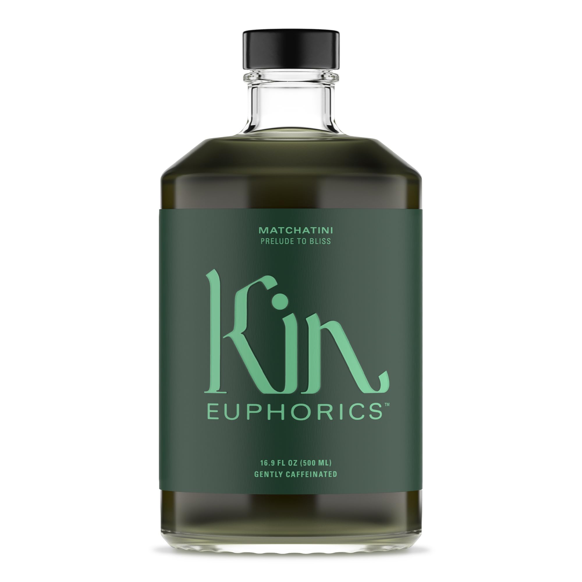 Kin Euphorics Matchatini | Non-Alcoholic Matcha Cocktail with Adaptogens, Nootropics, Botanicals | Vanilla, Maple & Tart Finish | 16.9 fl oz