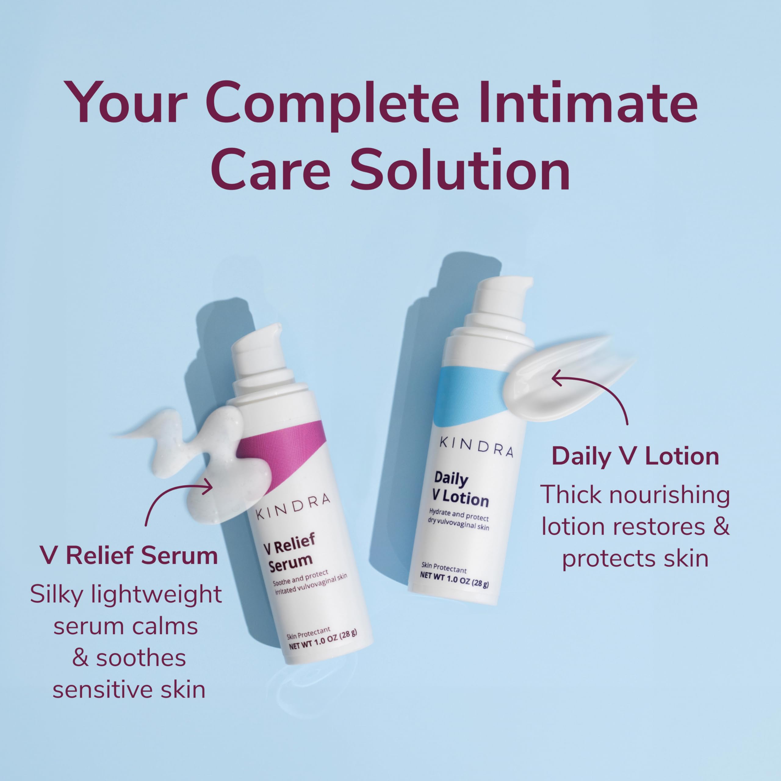Kindra Daily V Moisturizer Lotion – Hormone-Free Vaginal Cream for Dryness & Itch | Doctor-Recommended, pH-Balanced