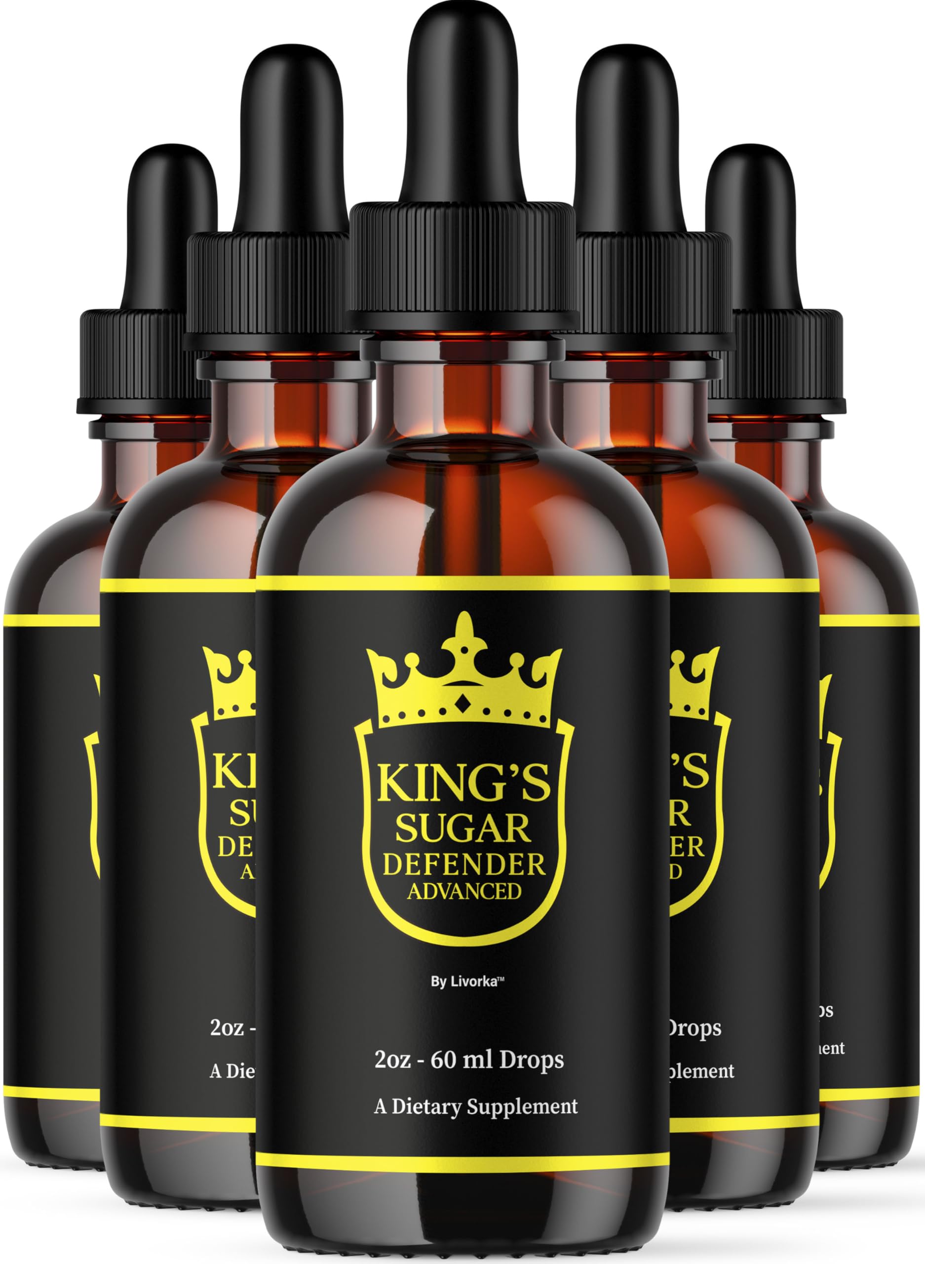 Kings Sugar Defender Drops (5 Pack) – Advanced Formula for Health & Wellness