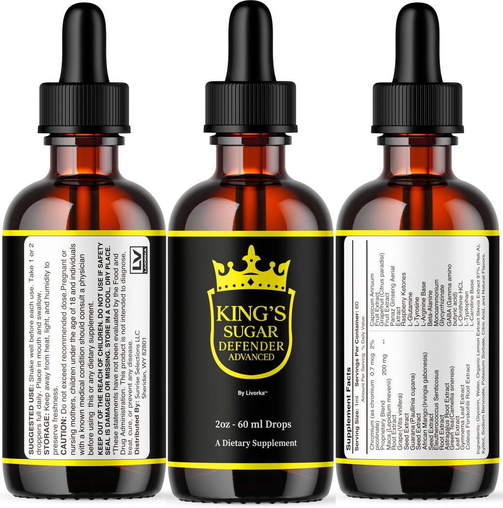 Kings Sugar Defender Drops (5 Pack) – Advanced Formula for Health & Wellness