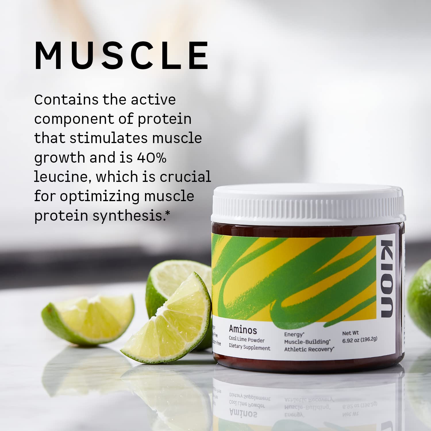 Kion Aminos Mango – Essential Amino Acids Powder, No Caffeine, 30 Servings