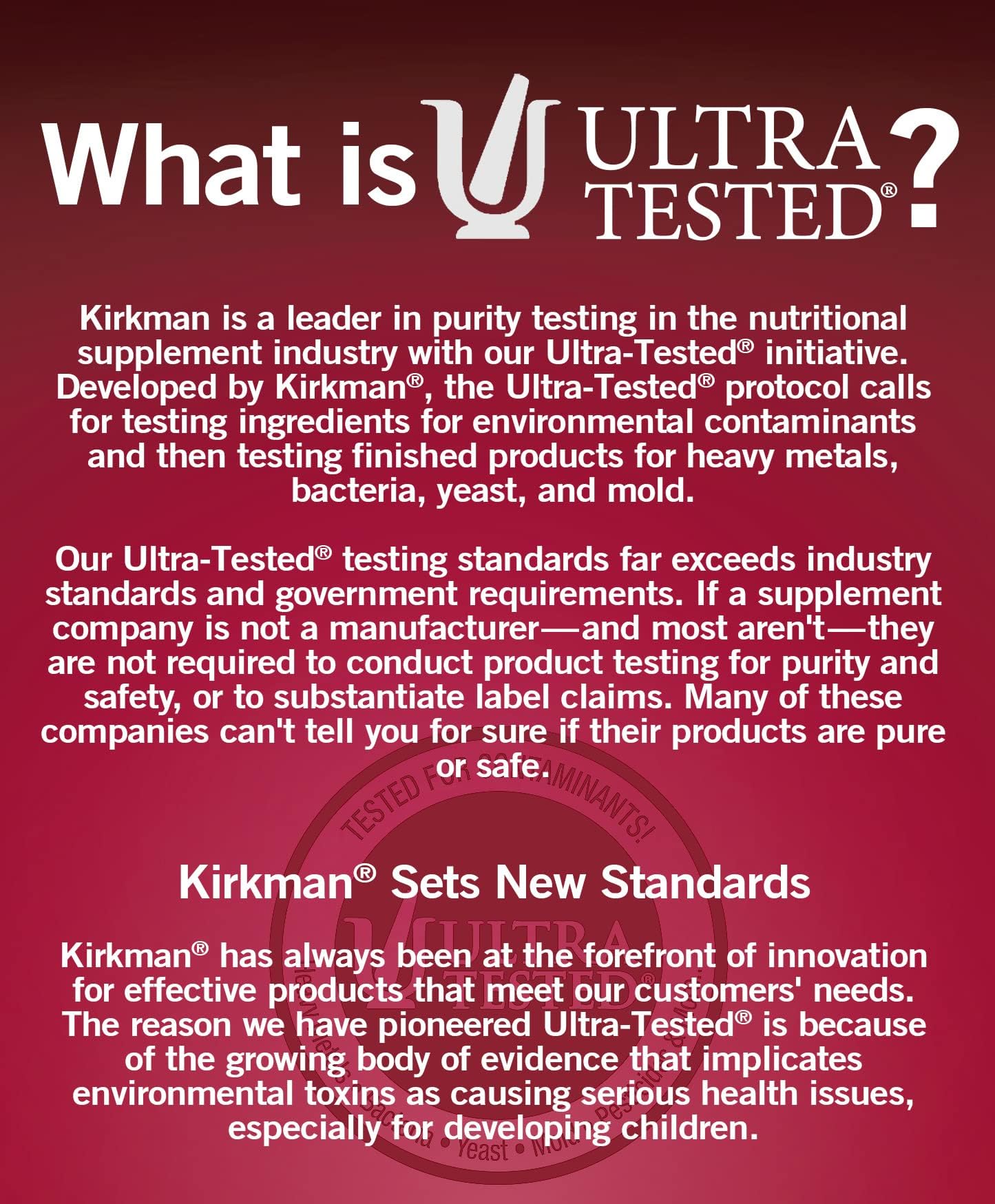 Kirkman Super Nu-Thera Multivitamin Teen & Adult – Mood Support