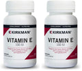 Kirkman Vitamin E 100 IU - Hypoallergenic | 100 Vegetarian Capsules | Gluten Free | Casein Free | Soy-Free (Pack of 2)