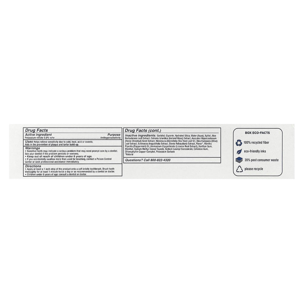 Kiss My Face Sensitive Citrus Mint Gel Toothpaste – SLS Free, Fluoride Free, 4.5 oz