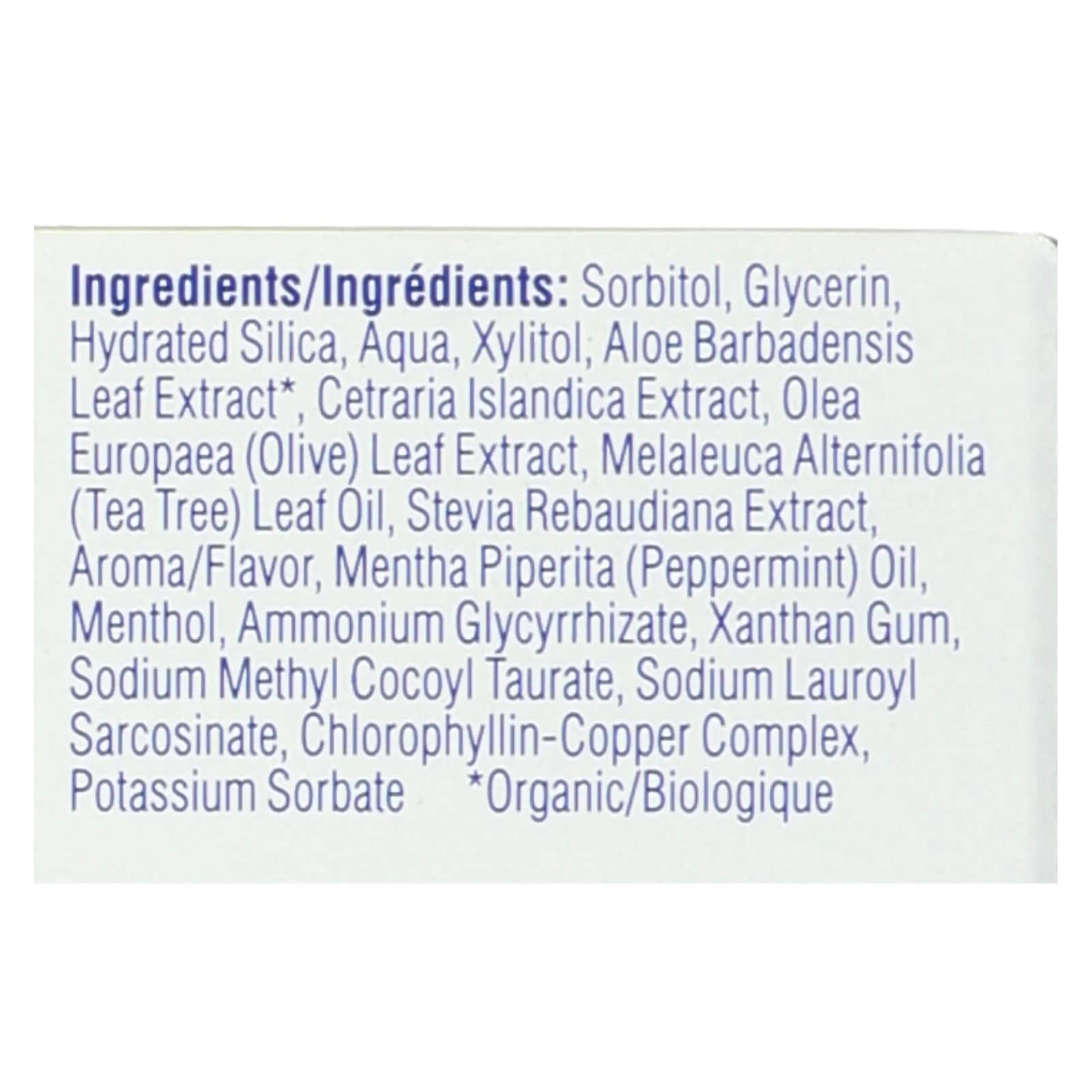 Kiss My Face Super White Cool Mint Gel Toothpaste – SLS Free, Fluoride Free, 4.5 oz