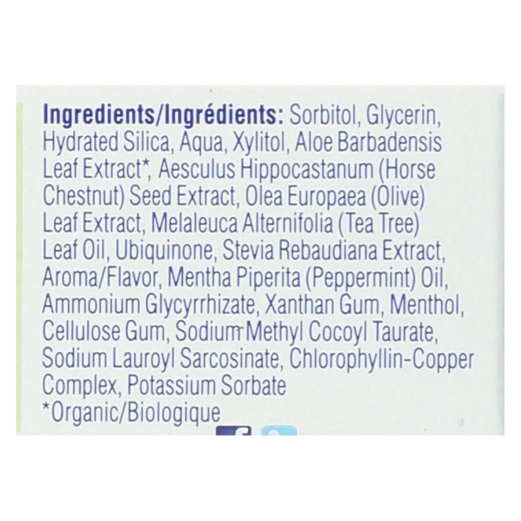 Kiss My Face Triple Action Herbal Mint Gel Toothpaste – SLS & Fluoride Free, No Artificial Colors Or Flavors, 4.5 oz
