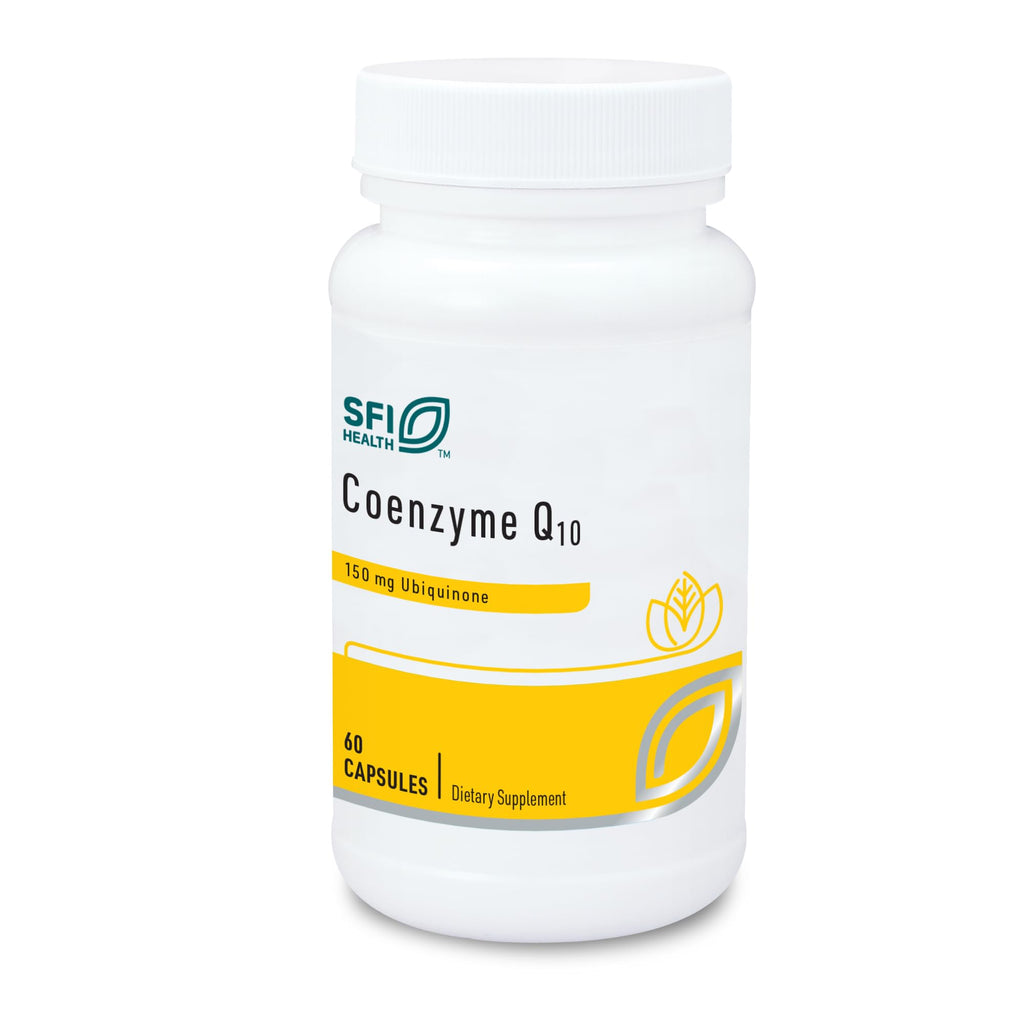 Klaire Labs CoQ10 150 mg - 60 Capsules | Hypoallergenic Ubiquinone for Cardiovascular & Cellular Energy