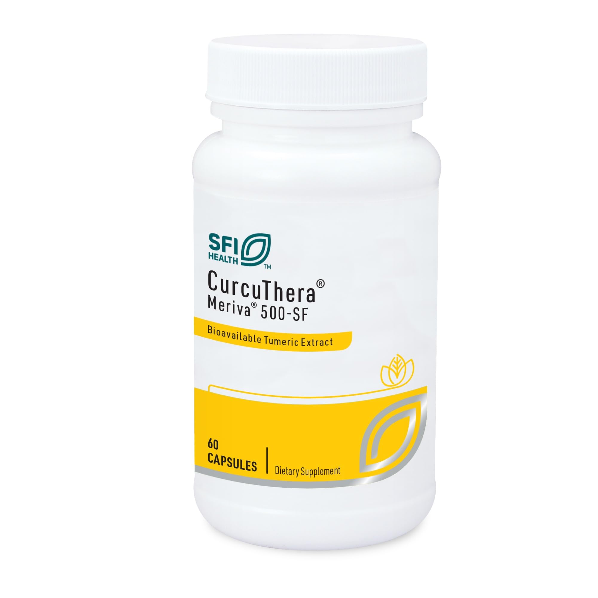 CurcuThera 500 mg Meriva Curcumin Complex | Klaire Labs SFI Health, 60 Vegan Capsules
