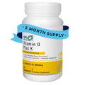 Klaire Labs SFI Health Vitamin D Plus K - Bioavailable Vitamin K2 D3 Supplement for Bone & Immune Support - Each Capsule Delivers D3 5000 iu & K2 100 Mcg (60 Capsules)
