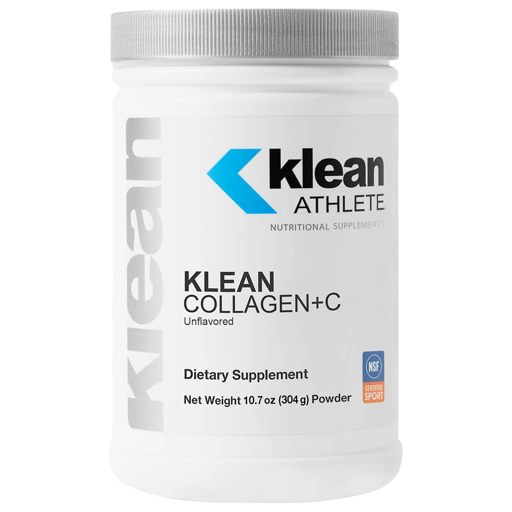 Klean Athlete Klean Collagen+C - Collagen Peptides with Vitamin C for Joint Support | 10.7 oz | Unflavored