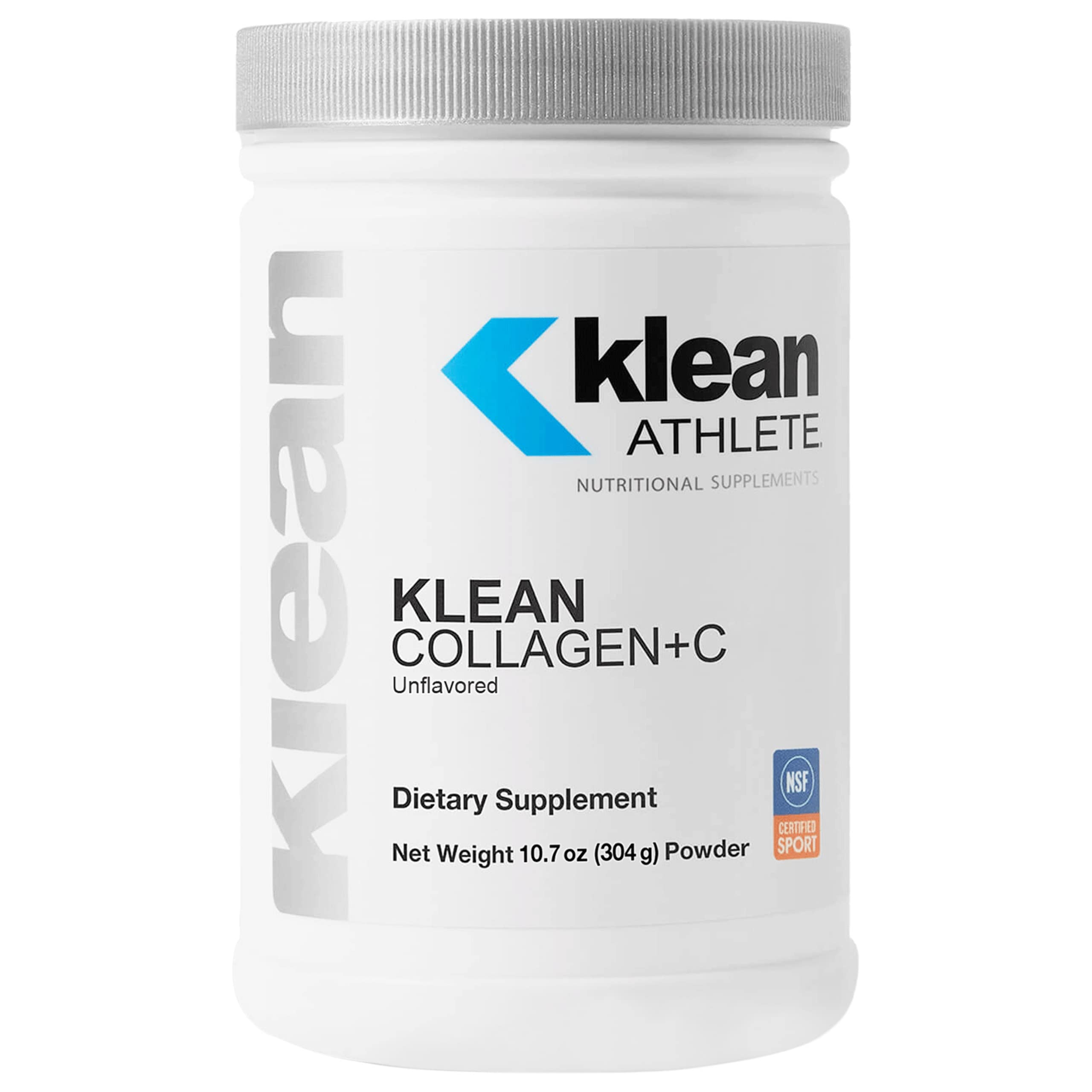 Klean Athlete Klean Collagen+C - Collagen Peptides with Vitamin C for Joint Support | 10.7 oz | Unflavored