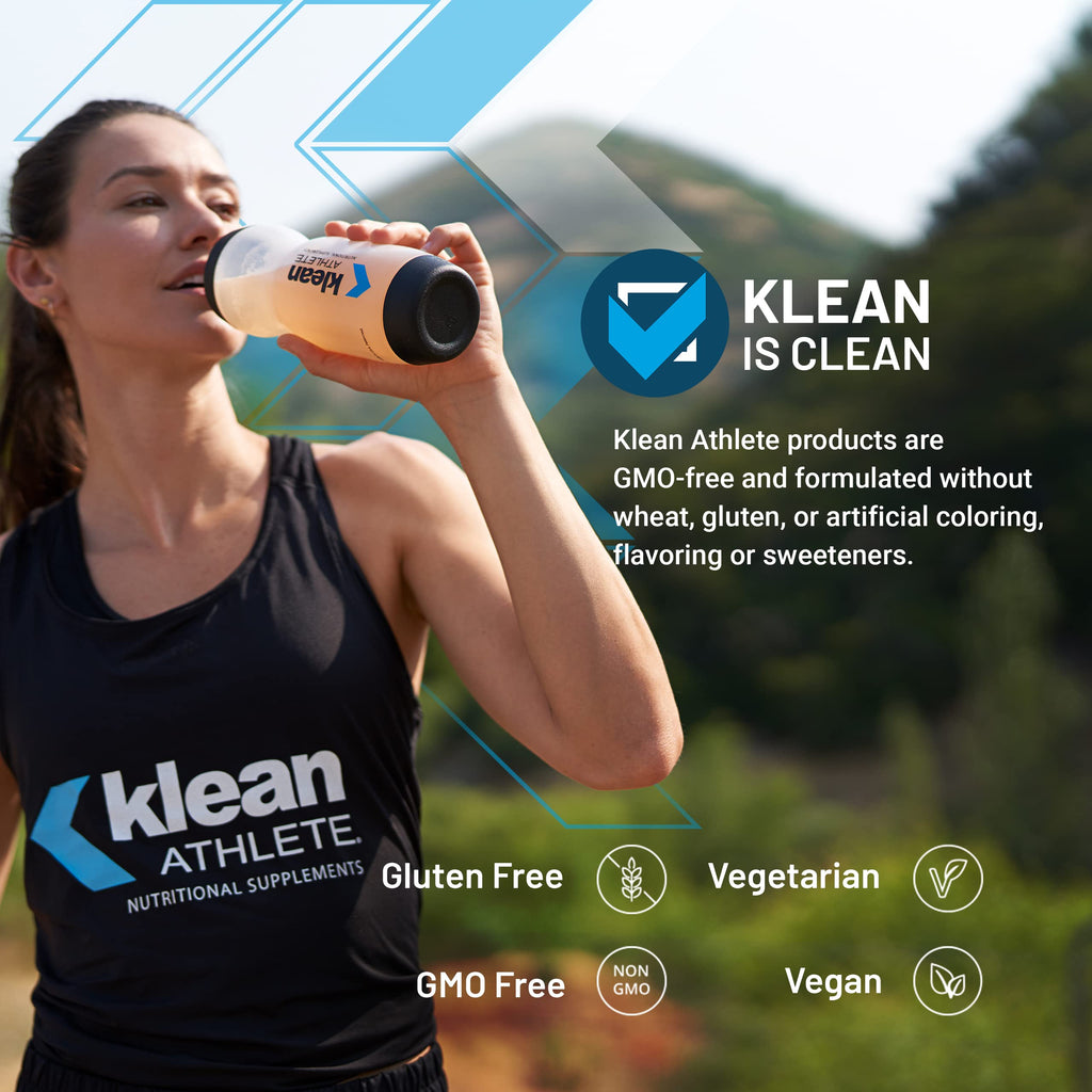 Klean Athlete Klean BCAA + Peak ATP – Amino Acid Supplement for Muscle Building & Recovery | 9.1 oz | Natural Orange