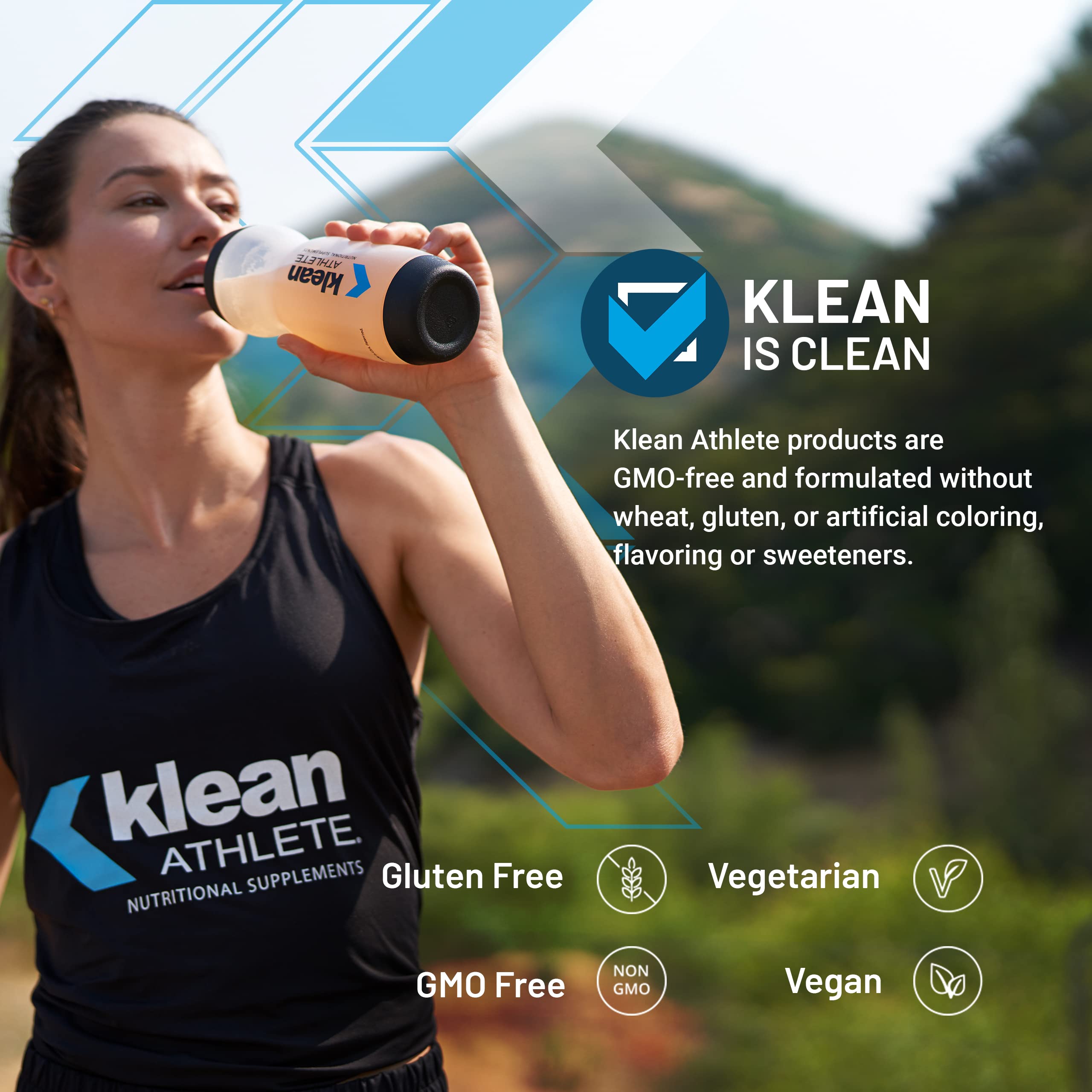 Klean Athlete Klean BCAA + Peak ATP – Amino Acid Supplement for Muscle Building & Recovery | 9.1 oz | Natural Orange