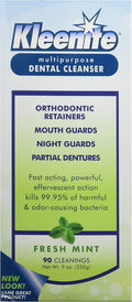 Kleenite Multipurpose Dental Cleanser - Fresh Mint, 9 oz (Pack of 2) | 90 Cleanings